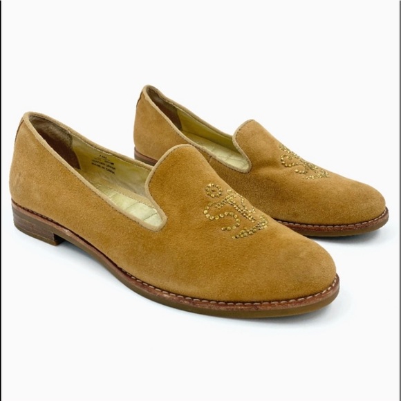 🌟HOST PICK🌟 S⚓️S⛵️Sand Suede Leather Sperry Jeweled Loafer - Picture 3 of 15
